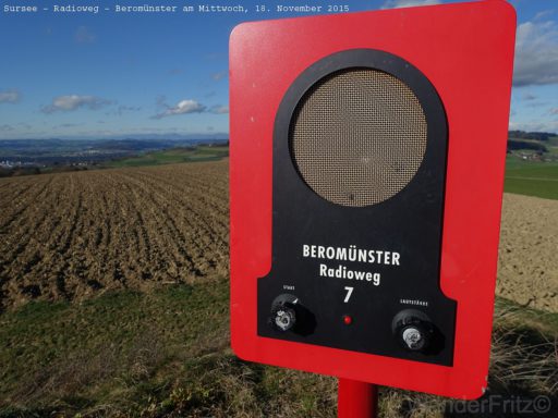 Eine der Stationen des Radiowegs