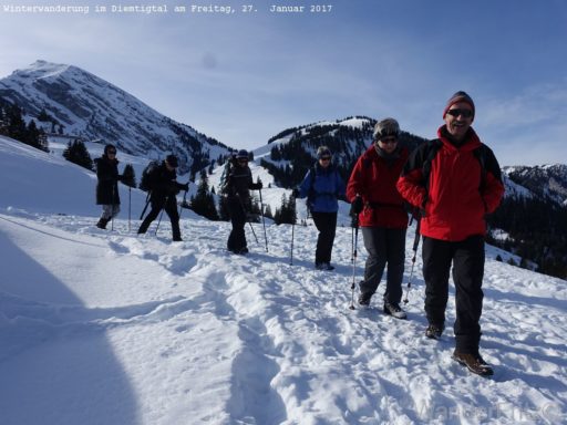 Auf dem Winterwanderweg