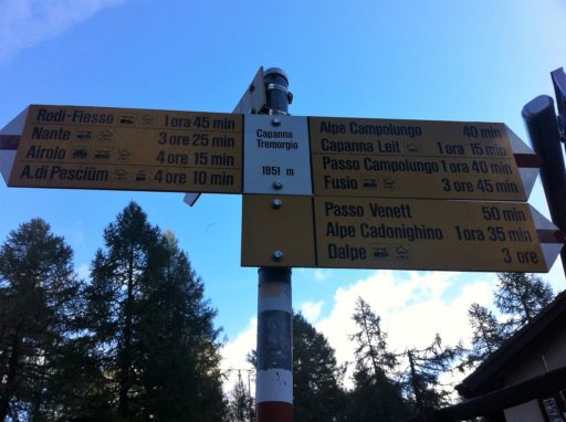 Start Bergstation Tremorgio