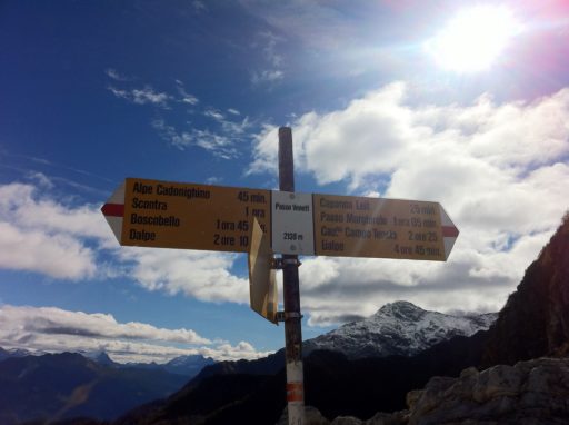 Auf dem Passo Venett