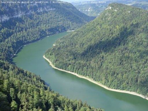 Blick vom Roches de Moron