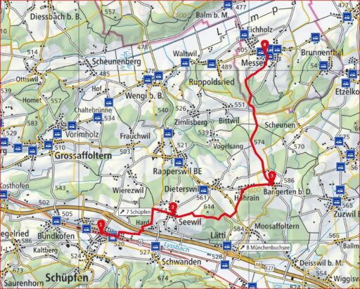 Routenplan