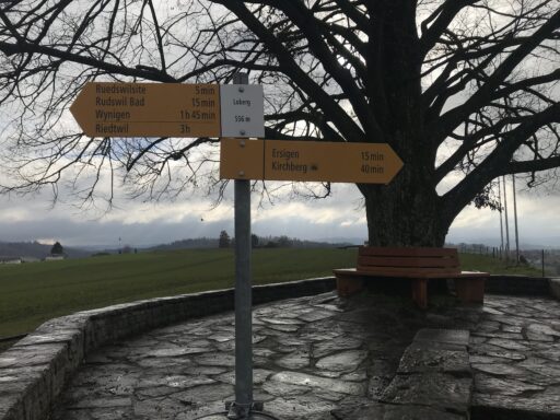 Schöner Aussichtspunkt oberhalb Ersigen