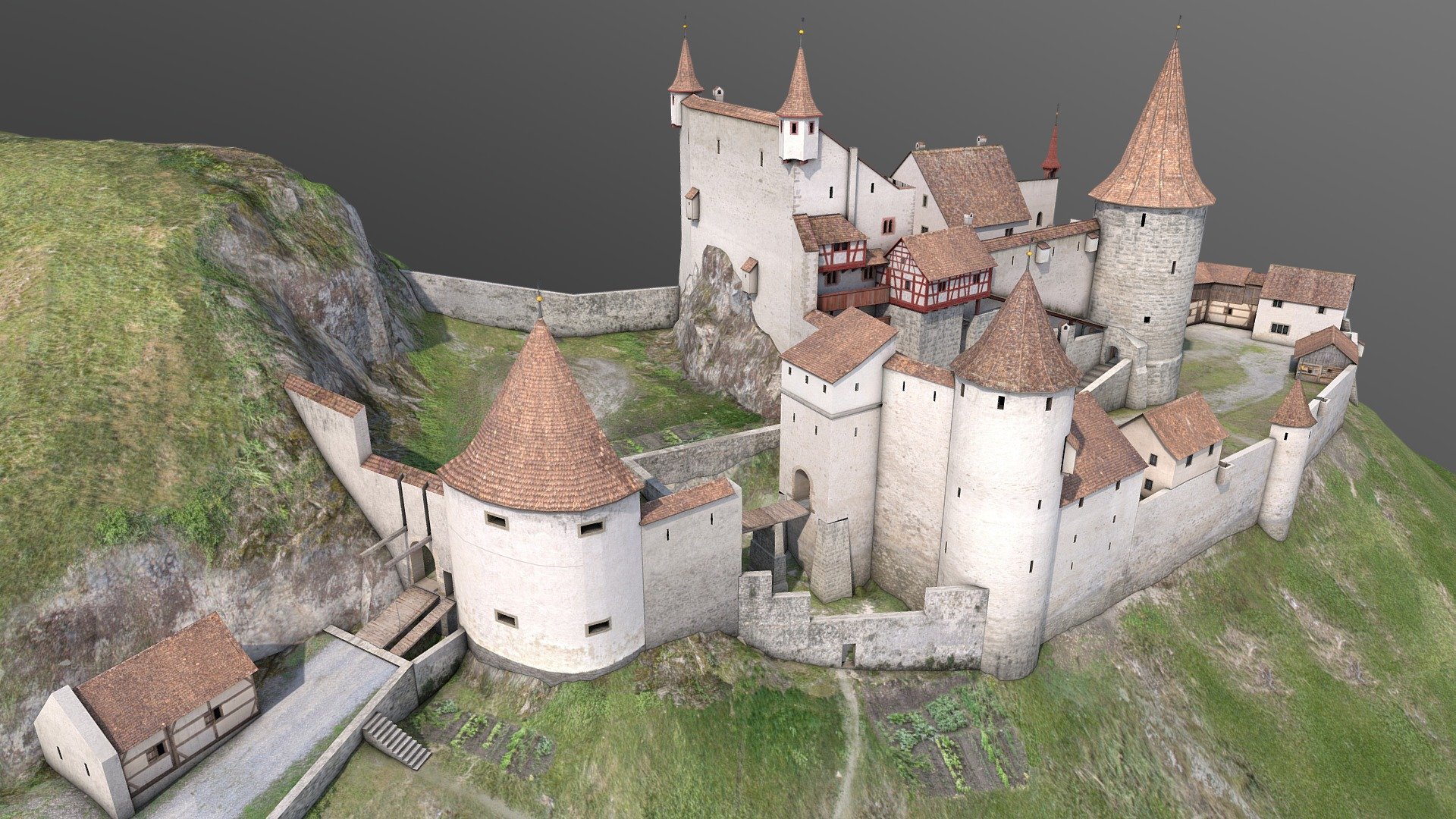 So sah die Burg ursprünglich aus